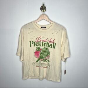 Pickleball Club Graphic Tee Distressed